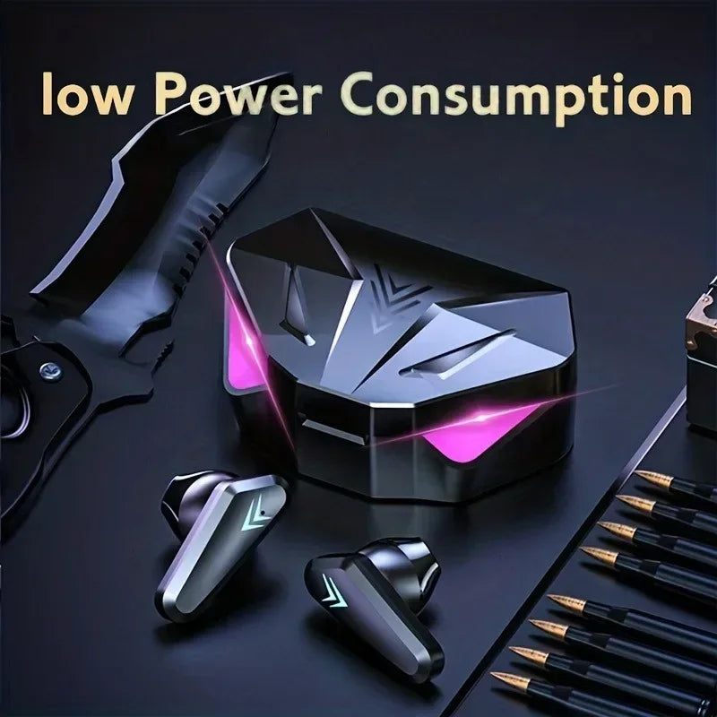 TWS Wireless Bluetooth Headset LED Display Gamer Earbuds with Mic Wireless Headphones Noise Cancelling Bluetooth Earphones X15 - Urbizia