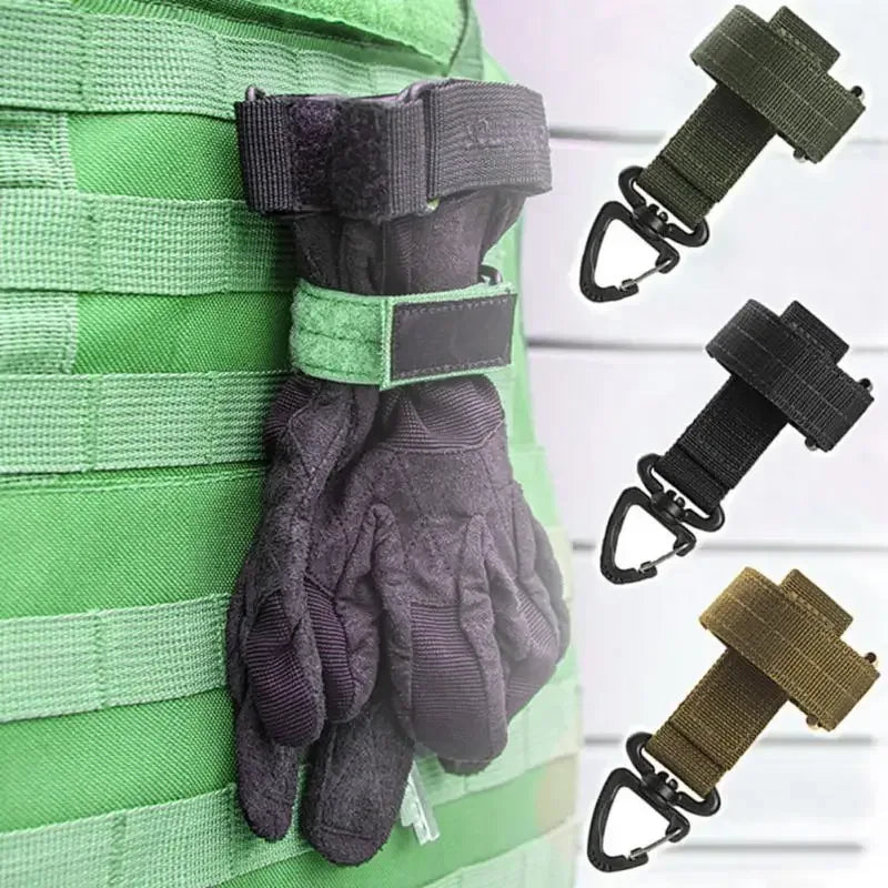 Tactical Nylon Glove Holder Clip Outdoor Gear Attachment - Urbizia