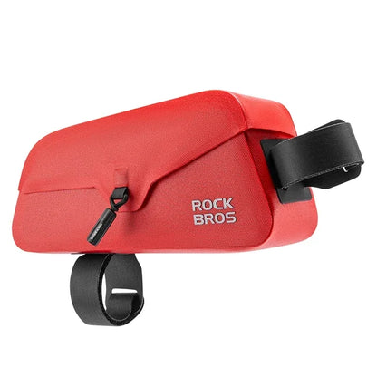 ROCKBROS Bike Top Tube Bag Magnetic Waterproof TPU Bike Frame Front Pack Mountain Bike Riding Storage Bag Cycling Accessories