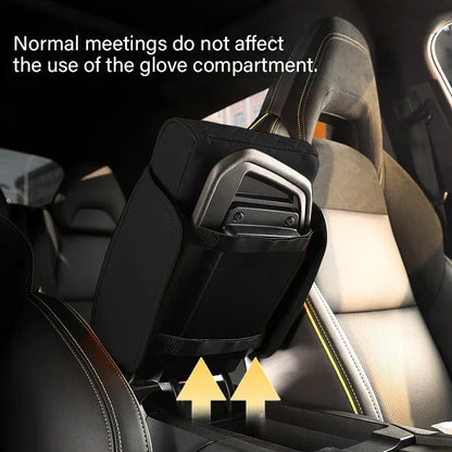 Auto Center Console Armrest Cushion With 2 Cup Holder Armrest Heightening Pad Auto Amrest Pillow Cover Pad for All Seasons - Urbizia