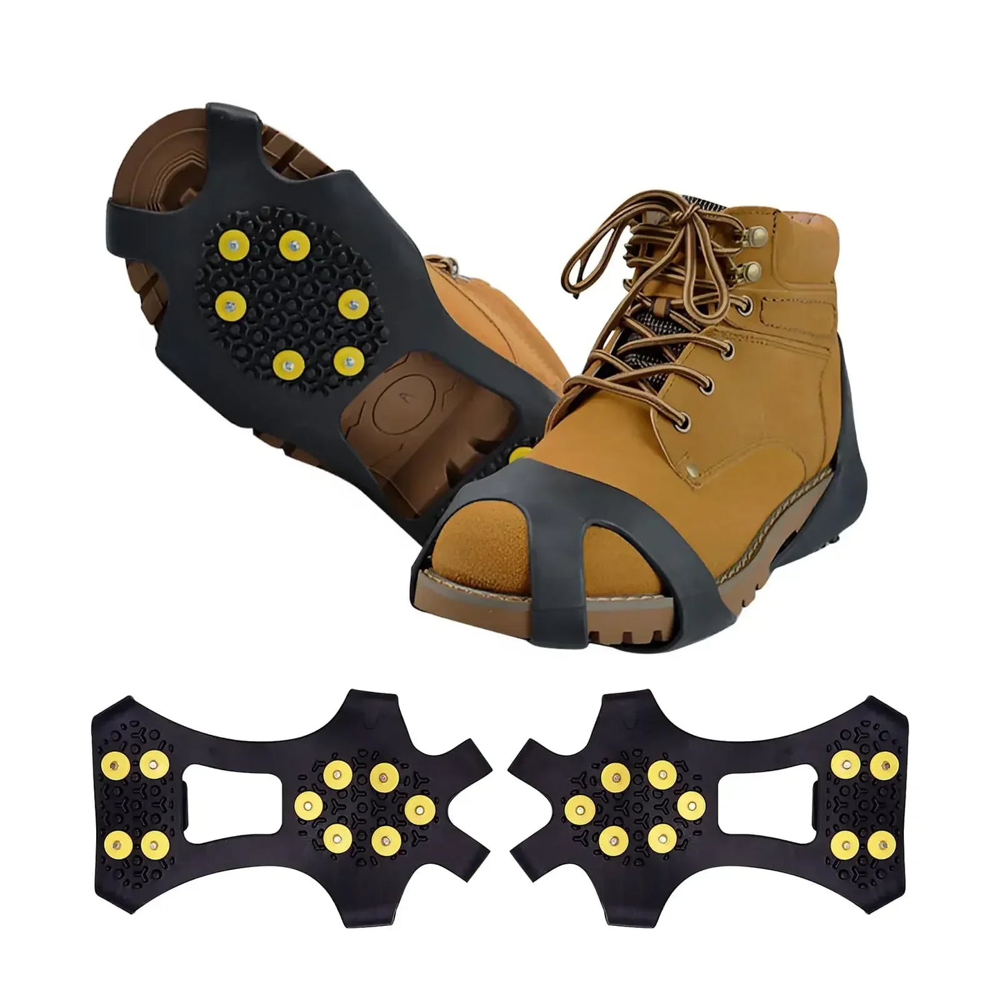 Outdoor 10 Teeth Anti‑Slip Climbing Crampons Ice Cleats - Urbizia