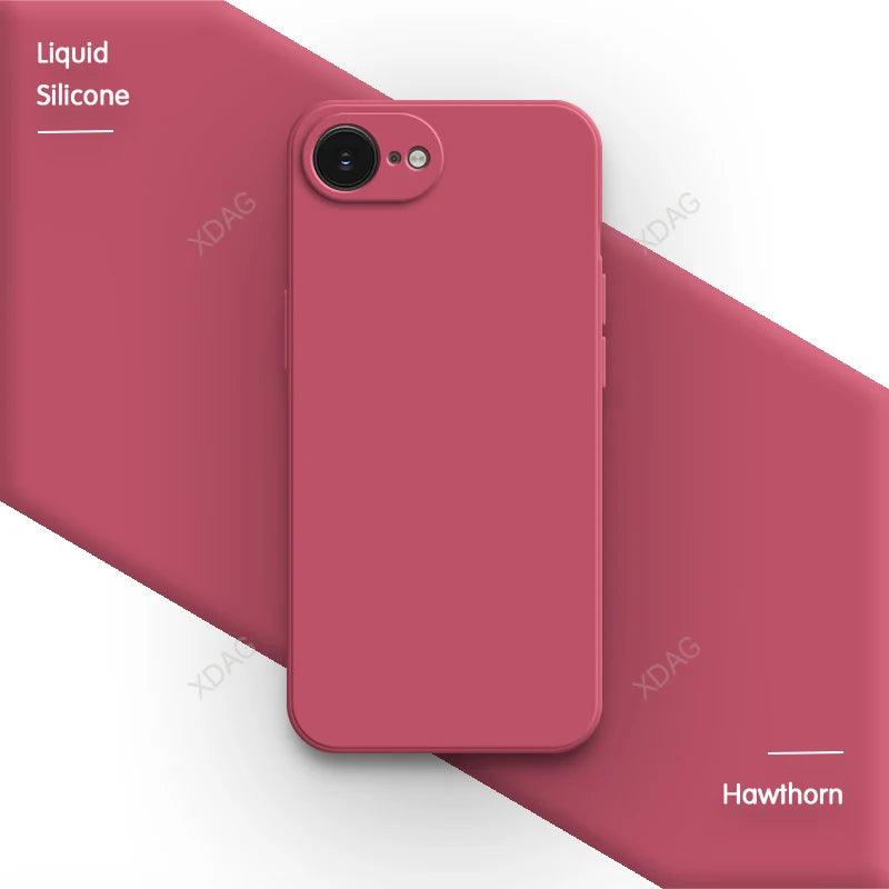 Matte Silicone Shockproof Case for iPhone 16 Pro Max
