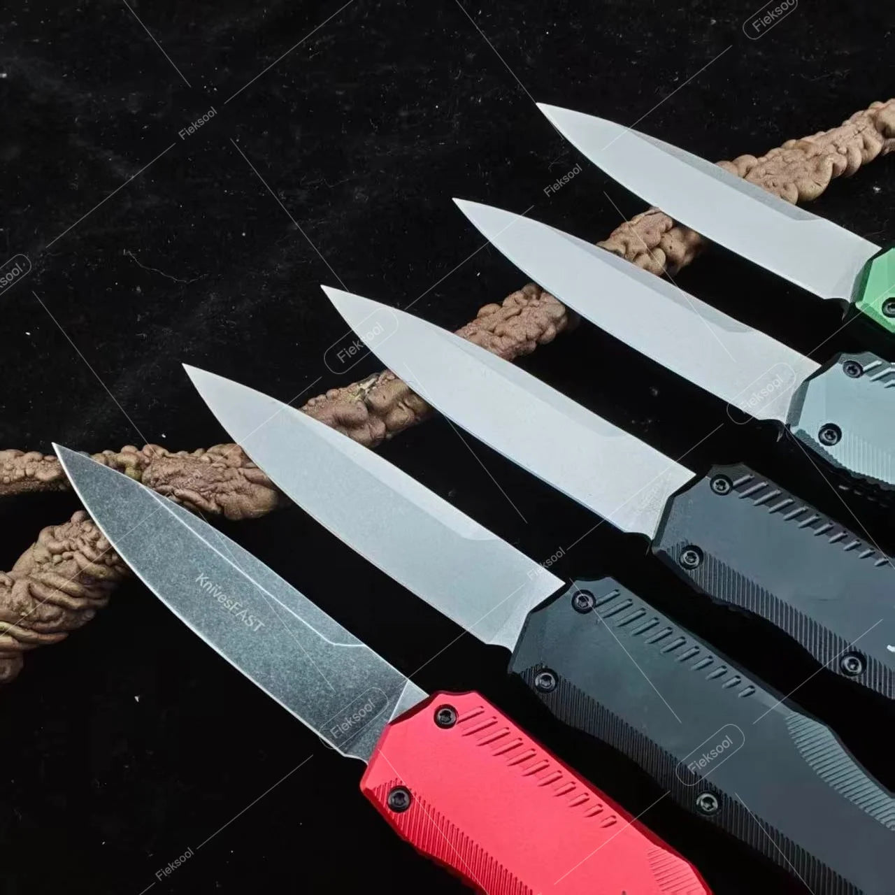 5  Styles KS 9000 Series Camping Folder Outdoor Knife Practical Daily Use Multi-purpose Wilderness Adventure T6 Aluminum Handle Father's Day Gift Cutting Rope Tools
