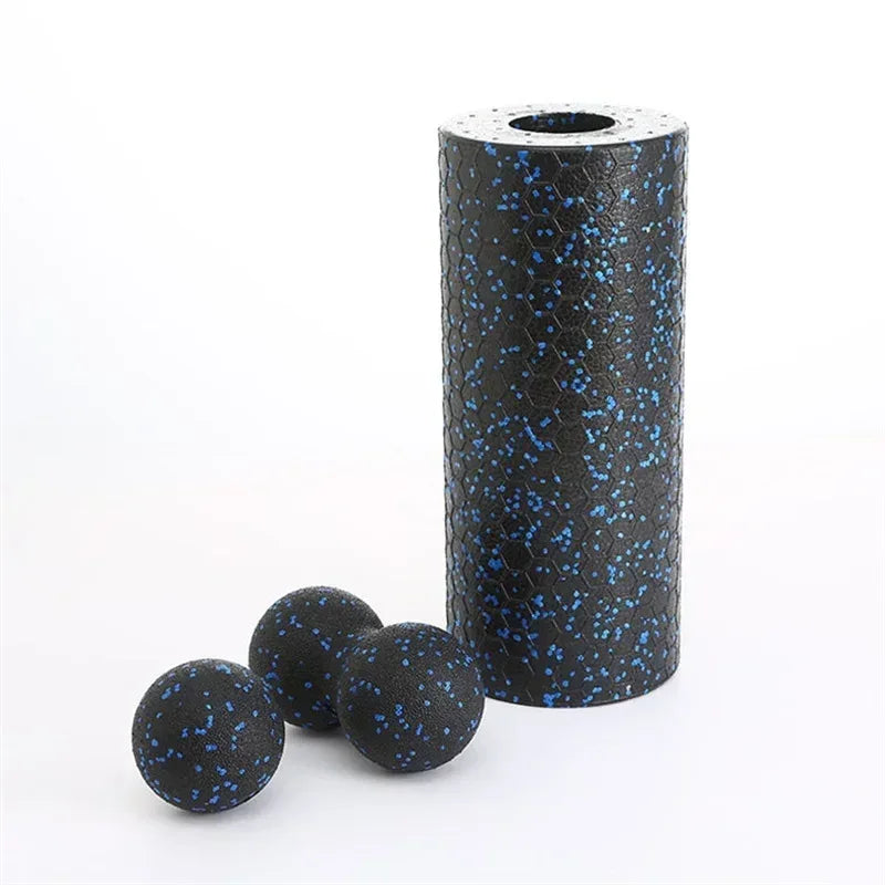 Hollow Yoga Roller Massage Peanut Ball Set EPP Fitness Foam Column For Back Pain Legs Hip Deep Tissue Stretching Muscle Relax - Urbizia