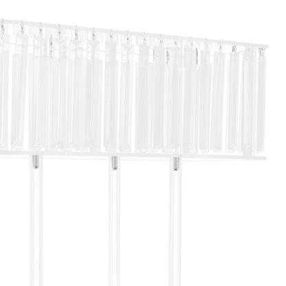 Crystal Flower Stand Clear Wedding Flowers Display Racks Crystal Floral Centerpiece for Wedding Decorations, Parties 60*20*78cm