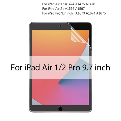 Like Paper Film Screen Protector For iPad Air 11 M3 A16 Pro 12.9 13 M4 M5 Air 3 4 5 10th 9th 8th Generation Mini 6 7 Accessories