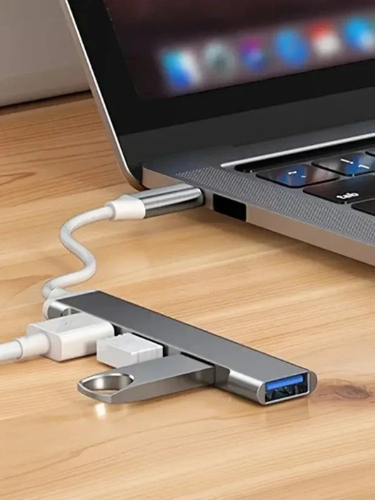 4-Port USB Type-C OTG Hub Adapter