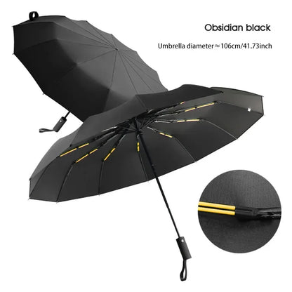 24-Bone Reinforced Windproof Umbrella – Men & Women - Urbizia