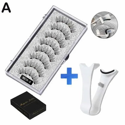 3D Magnetic Eyelashes Kit with Tweezers - Urbizia