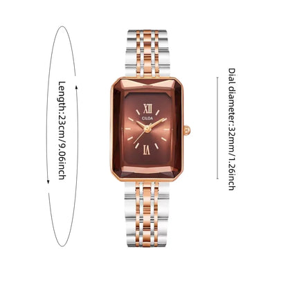 CILOA Women's Retro Watch Women's Light Luxury Niche Art High-End Watch Women's Ladies Brand Authentic