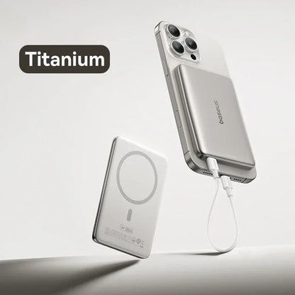10000mAh Magnetic Power Bank 27W PD Fast Charging Slim