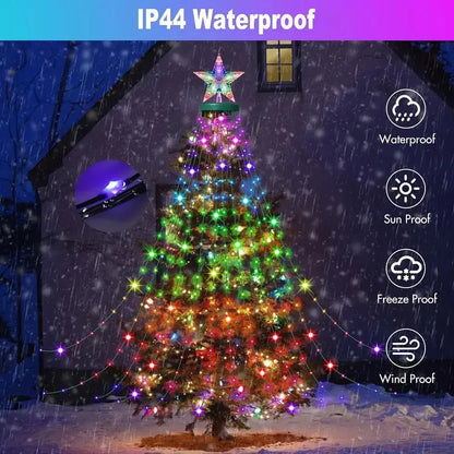 Smart RGB LED Christmas Tree Lights