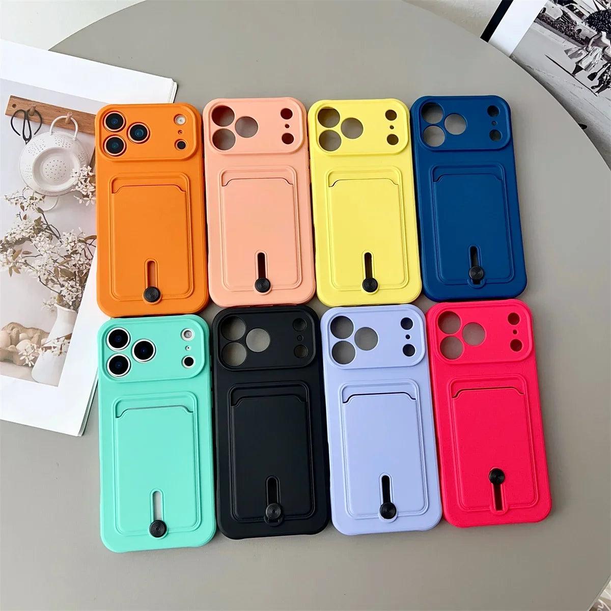 iPhone Wallet Case with Card Slot & Kickstand