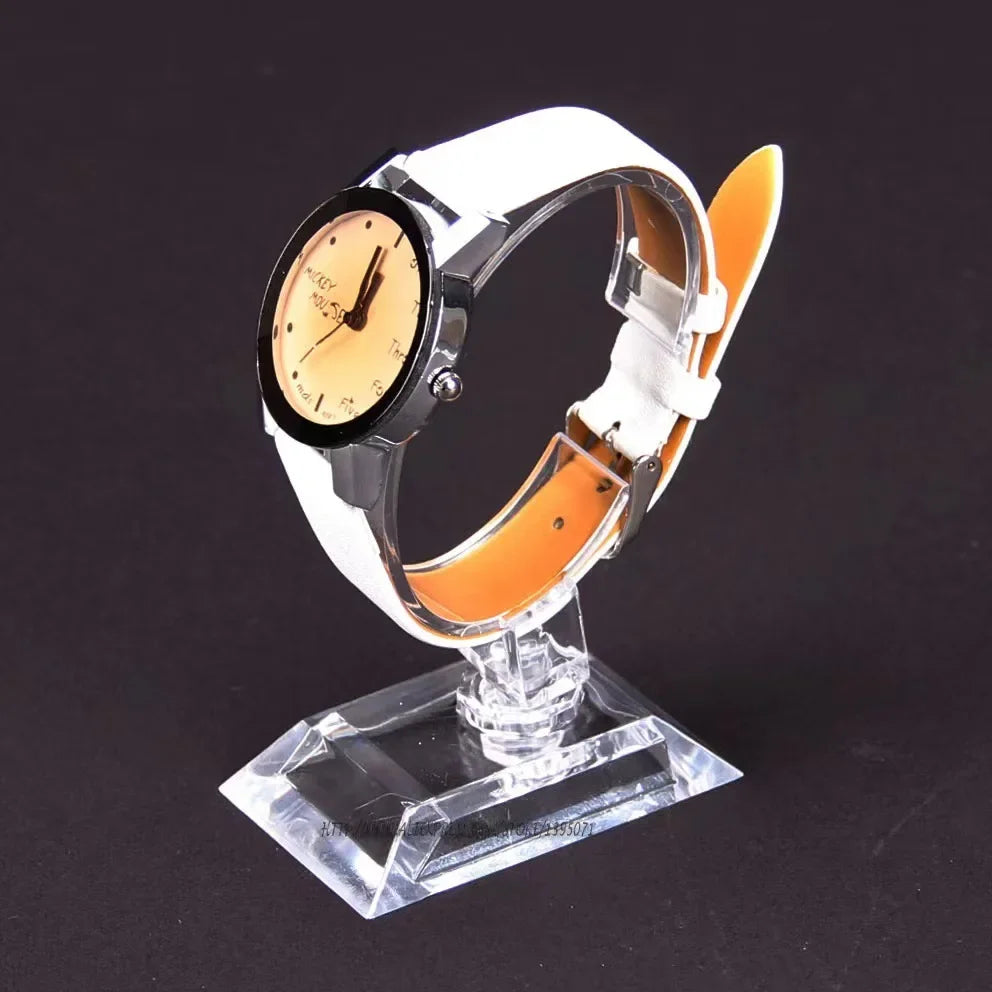 Wholesale transparent watch display rack C-ring transparent bracket counter display rack watch bracelet display props