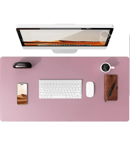 Large Mouse Pad,Office Desk Mat, Leather Desk Pad Protector, Non-Slip PU Leather Desk Blotter, Laptop Desk Pad - Urbizia
