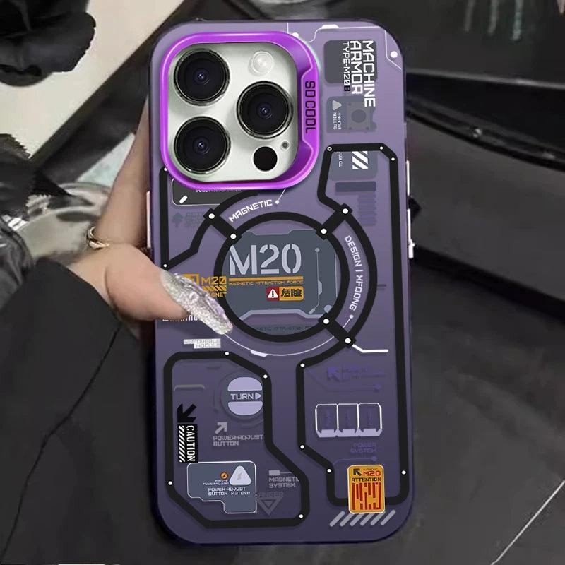 iPhone Luxury Circuit Label Shockproof Bumper Case