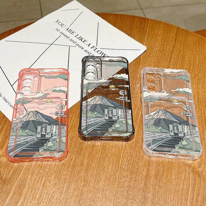 Card Bag Wallet TPU Case for Samsung Galaxy Series