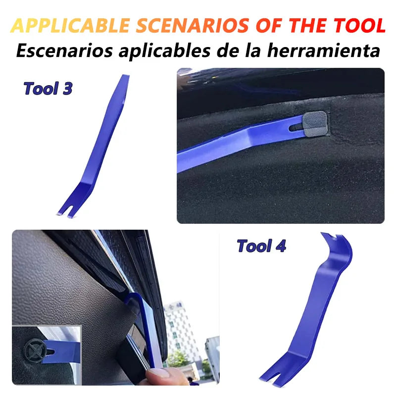 Car Hand Tool Set Car Disassembly Tool Kit Stereo Repair DVD Repair Tool Dashboard Removal Tool Interior Plastic Trim Panel