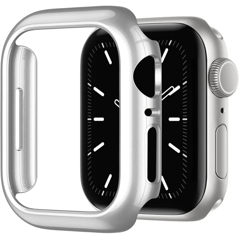Case for Apple Watch 45mm 41mm 40mm 44mm 42mm 46mm Protective Cover Matte Hard PC Bumper Frame No Glass iWatch 10 SE 9 8 7 6 5 4