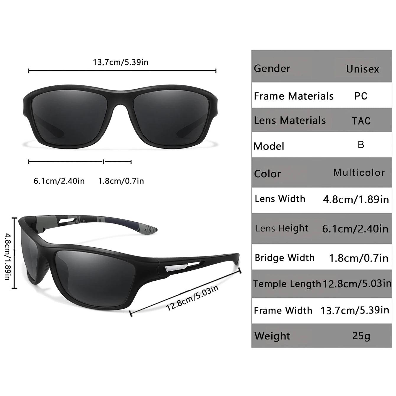 Polarized UV400 Fishing Sunglasses for Men & Women