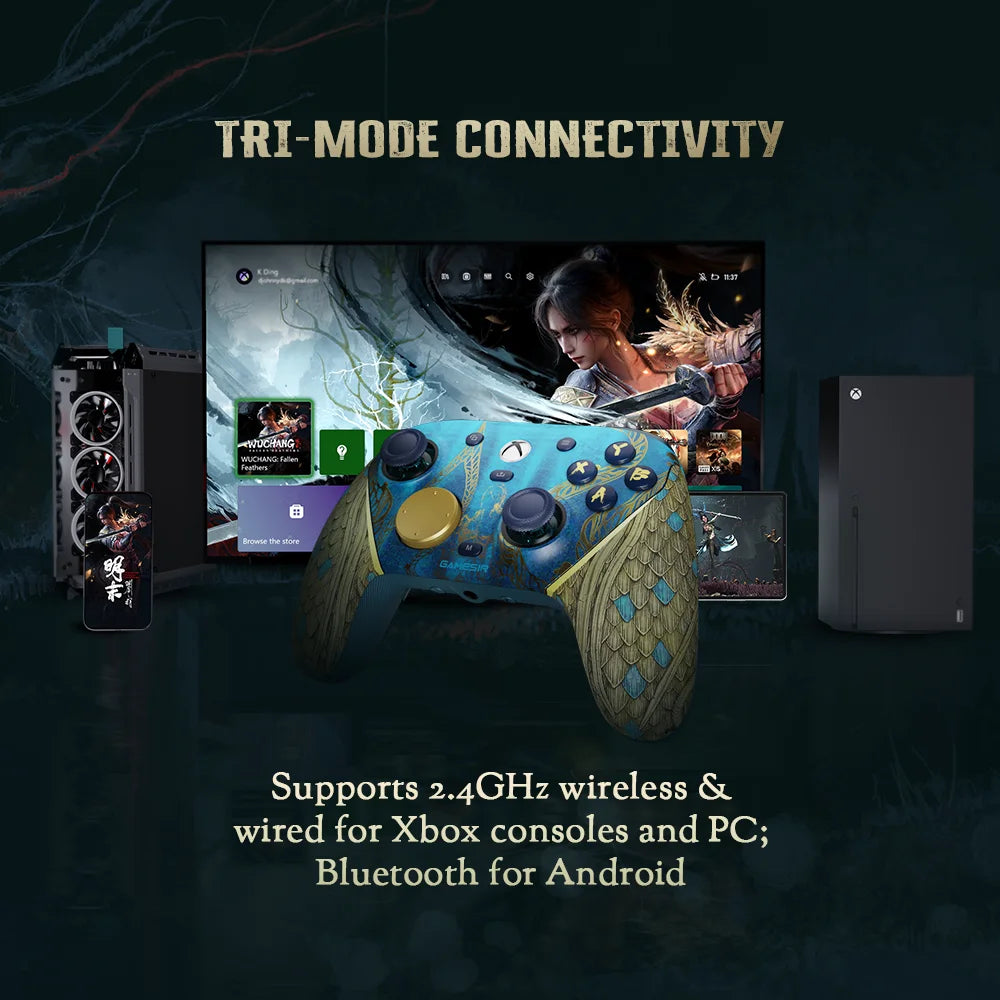 GameSir G7 Pro Wuchang: Fallen Feathers Edition, Wireless Xbox Controller for Xbox Series X|S, Xbox One X|S, Steam, PC, Android
