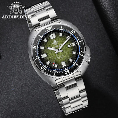 ADDIESDIVE NEW Men's Watch Sapphire Glass AR Coated Quartz Watches AD2511 Reloj Hombre 20Bar Waterproof Luminous Diving Watches