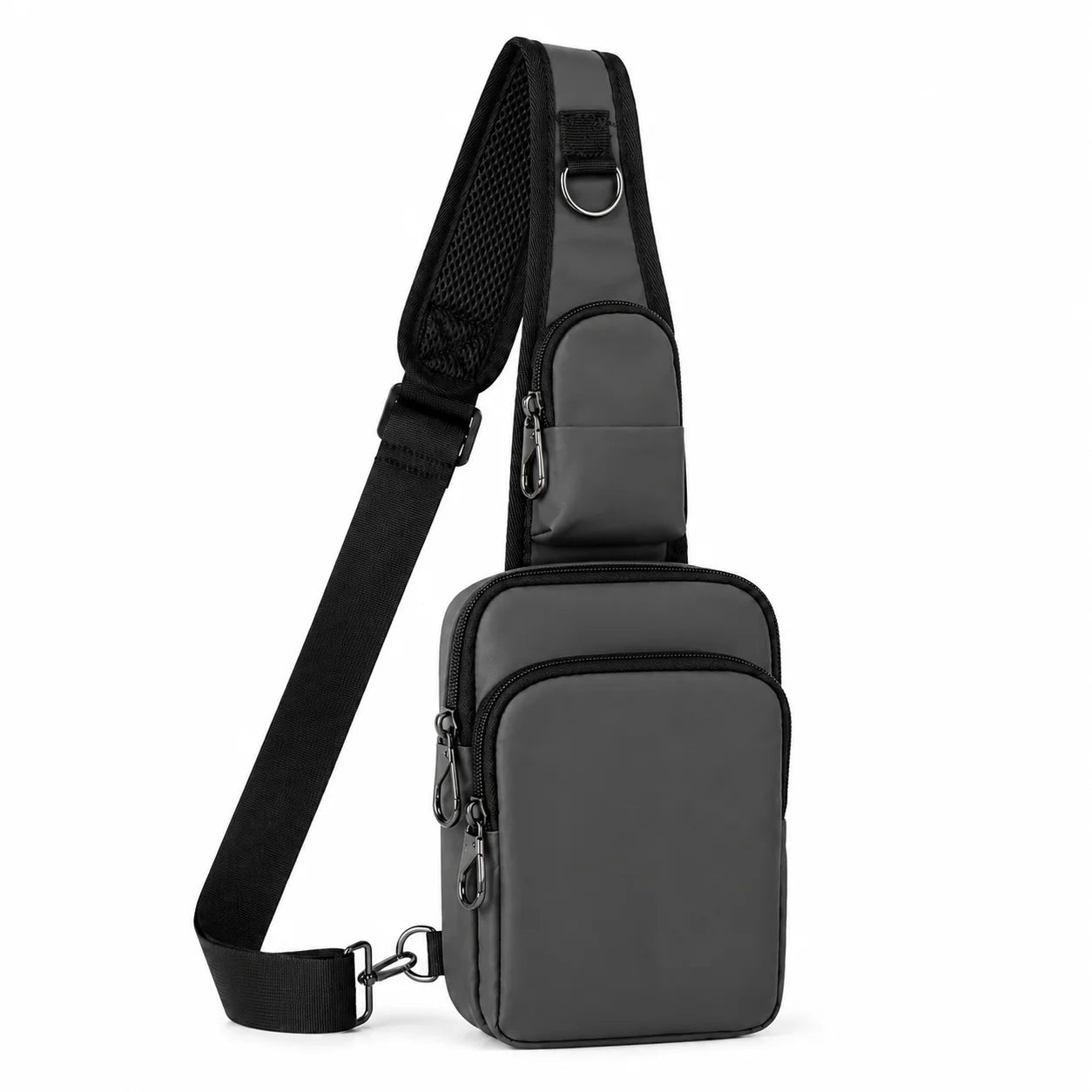 Fashionable Casual RFID Anti-Theft Sling Bag for Men's, Street Sports Chest Bag Simple Lightweight Shoulder Bag for Commuting
