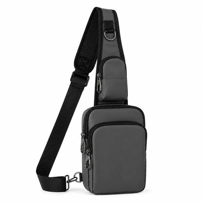 Fashionable Casual RFID Anti-Theft Sling Bag for Men's, Street Sports Chest Bag Simple Lightweight Shoulder Bag for Commuting