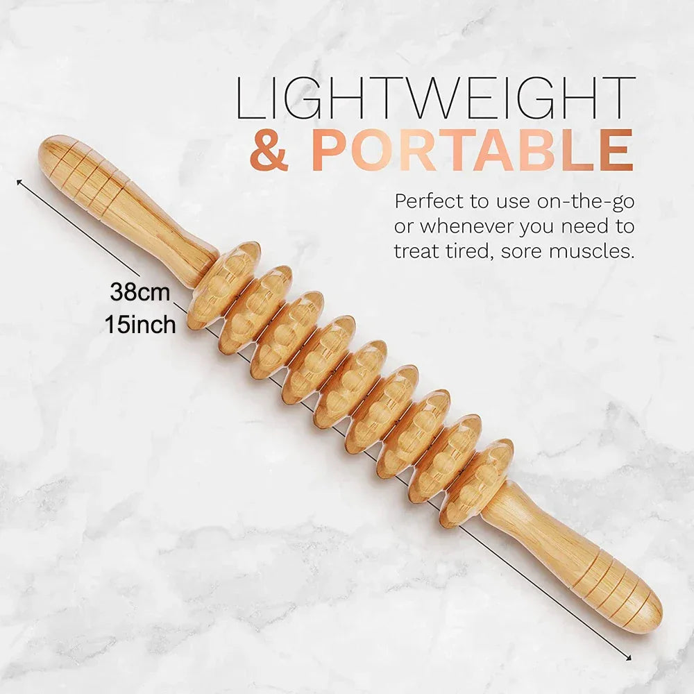 Wood Therapy Massage Maderoterapia Massager Roller Anti Cellulite Slimming Gua Sha Massager For Body Back Foot Masajeador