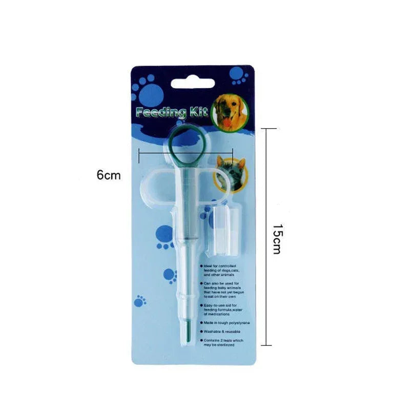 Pet feeding syringe safe and comfortable pet cat dog feeding medicine stick deworming liquid medicine syringe pet supplies - Urbizia