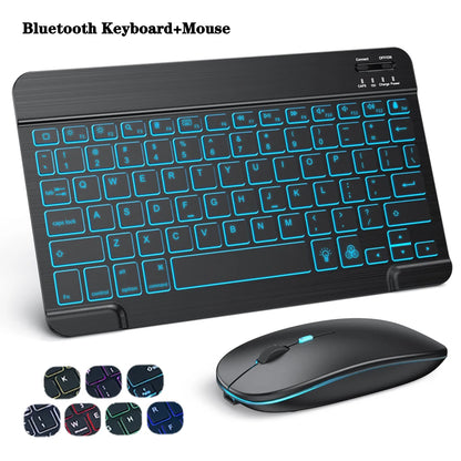 10 lnch Wireless  Bluetooth Mini Keyboard For iPad Phone Tablet Portable Bluetooth Keyboard and Mouse For Samsung Xiaomi Android