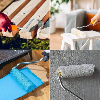28/22/11/4/1pc, Ultra-Fine Fiber Home Paint Roller Brush Set, Non-Shedding Professional Sponge Roller Brush Set, High Absorbency Household Paint Roller Brush Set - Ultra-Fine Fiber Roller, High Absorbency Mini Fabric Roller,