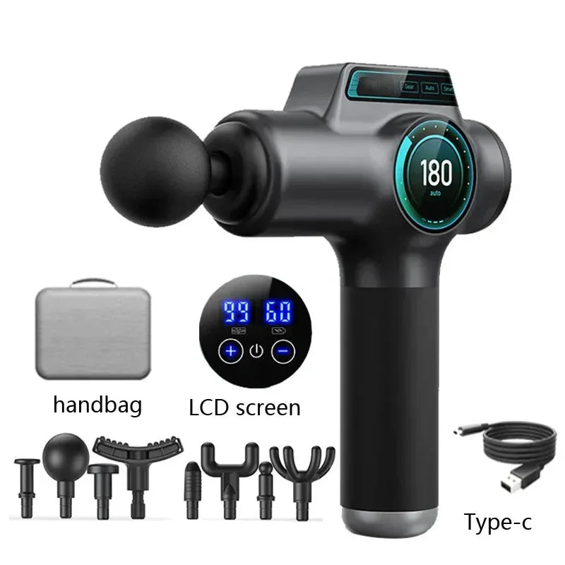 99 Speed Professional Muscle Massage Gun Massager Massager for Neck and Back Massage Instrument Dropshipping Fitness Equipment - Urbizia