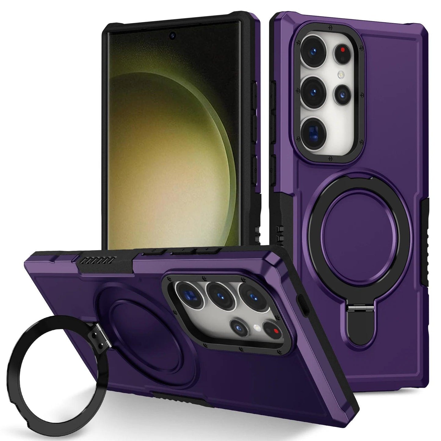 Armor Ring Holder Case for Samsung Galaxy