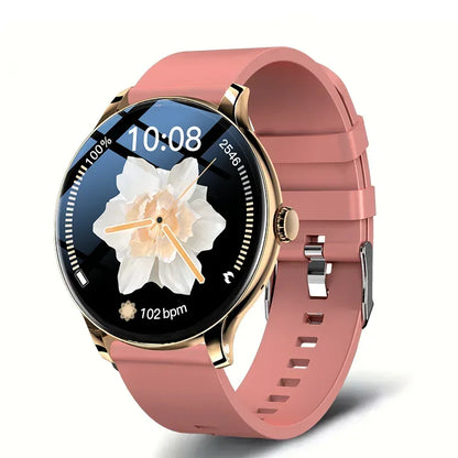 LXASFIT 2025 New Smart Watch Heart Rate Sleep Health Monitor Bluetooth Talk Ladies Sport Smart Watch for Android IOS - Urbizia