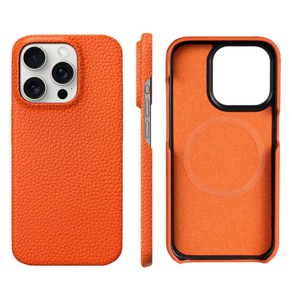 LANGSIDI MagSafe Genuine Leather Case for iPhone 15 & 16