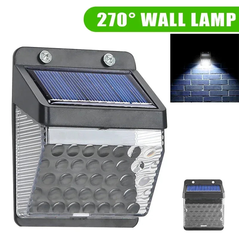 6/30 LED Solar Light PIR Motion Sensor Wall Light Outdoor Solar Lamp Waterproof Solar Powered Sunlight Street Lamp Garden Decor - Urbizia