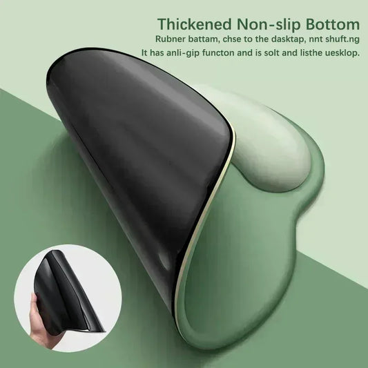 Gradient color mouse pad comfortable wrist rest non-slip mouse pad soft mouse pad wrist rest computer desktop silicone mouse pad - Urbizia
