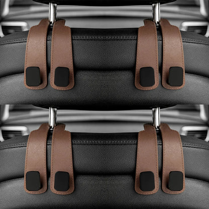Car Headrest Hooks Hanger for Bags Seat Back Organizer Holder Clips Auto Fastener Hooks Car St - Urbizia