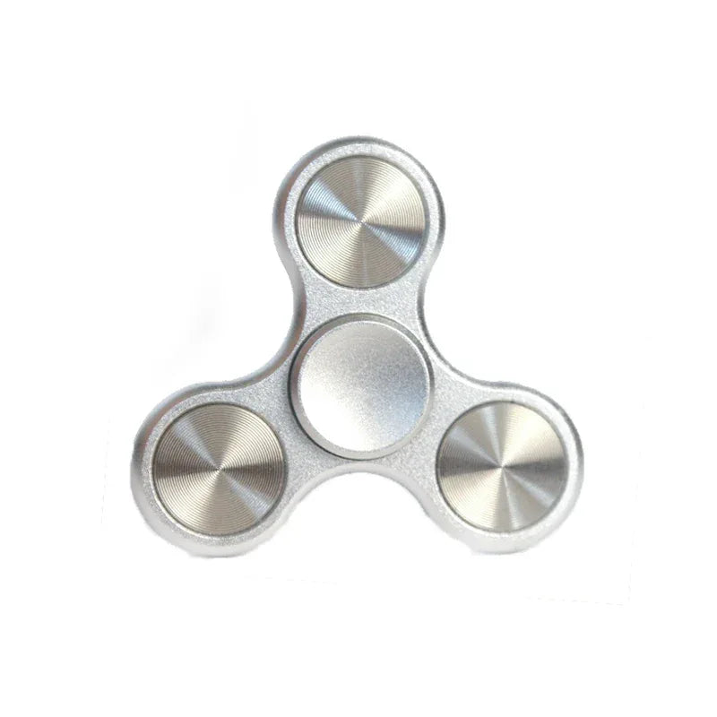 Aluminum Alloy Three Leaf Fidget Hand Spinner Metal Fidget Spinner Toy Stress Relief Toys For Adult Gifts Fidget Toys