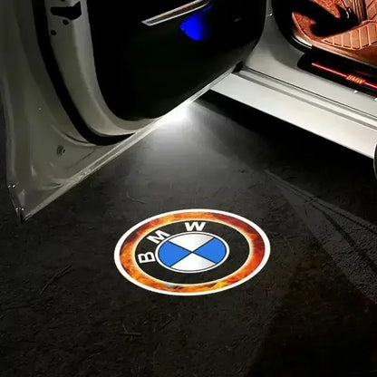 2/4pcs The car LED welcome light is suitable for BMW 2 Series F22F23F44F45F46 14-23 /4 Series F32F33613-23 projection lamp.