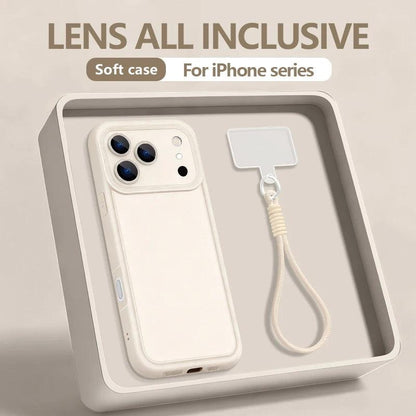 Wrist Strap Lanyard TPU Case for iPhone Series