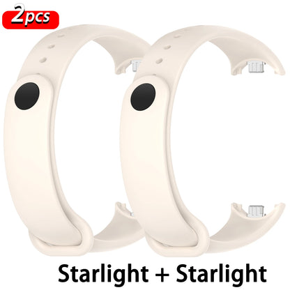 Silicone Strap for Xiaomi Mi Band 10 9 8 Strap NFC Sport Bracelet Wristband pulseira correa Xiaomi Smart Band 10 9 8 Accessories