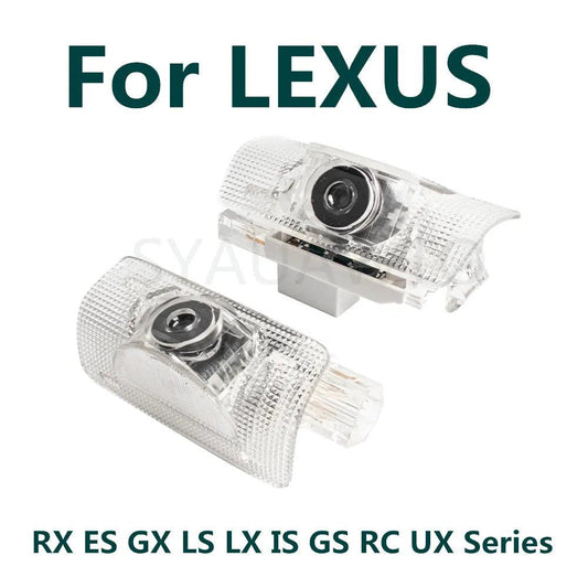LED Car Door Logo Projector Welcome Ghost Shadow Light Accessories For LEXUS RX ES GX LS LX IS GS RC UX Series IS250 IS300 IS350