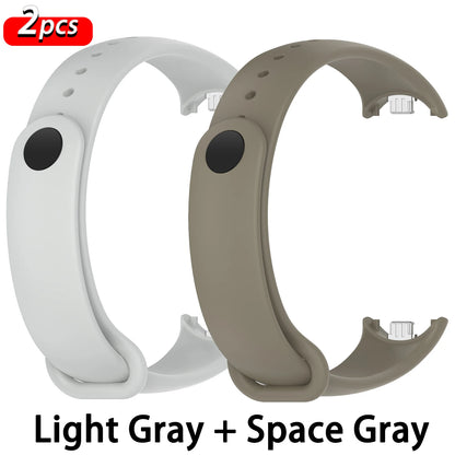 Silicone Strap for Xiaomi Mi Band 10 9 8 Strap NFC Sport Bracelet Wristband pulseira correa Xiaomi Smart Band 10 9 8 Accessories