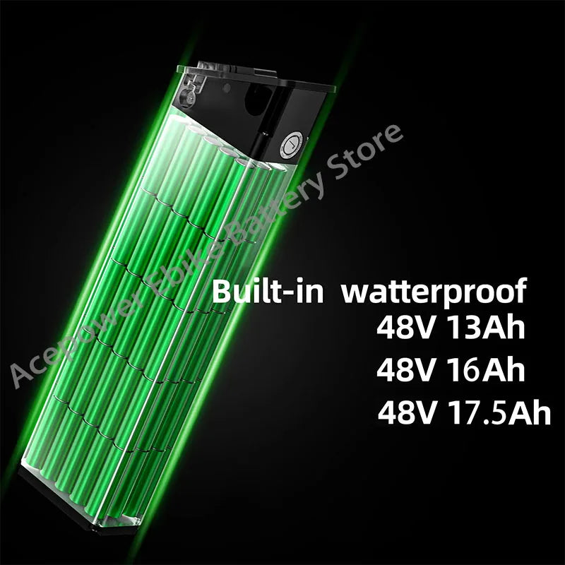 For Engwe EP-2 Pro Engine X Engine Pro Foldable E-bike Battery 48V 17.5Ah 16Ah 13Ah Replacement Battery MATE X Ginghma R7 Pro