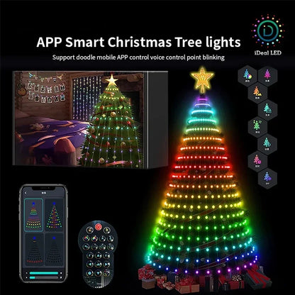 Smart RGB LED Christmas Tree Lights
