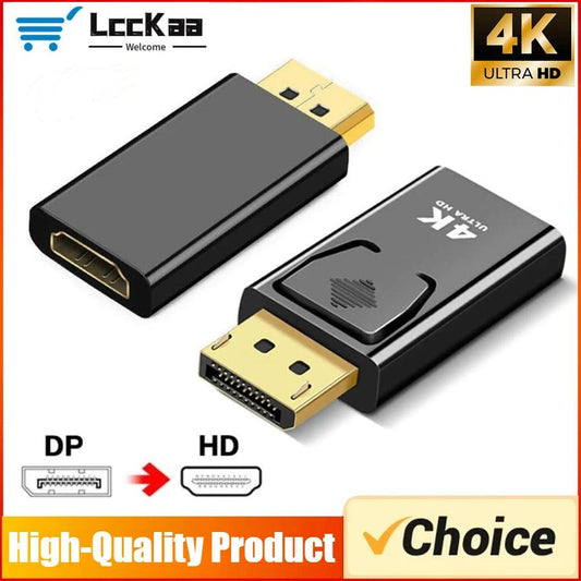 DisplayPort to HDMI Adapter — 4K 60Hz, 4K 30Hz, 1080P