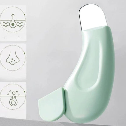 1pc Blackhead Removal Tools, Silicone Nose Blackhead Remover, Green And Pink Blackhead Remover, Facial Scraper, Deep Cleansing M