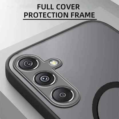 Luxury Matte Magnetic Phone Case for Samsung Galaxy A56 A55 A36 A35 A16 A25 A26 A15 A37 A17 A57 5G A07 4G Magnetic Phone Cover